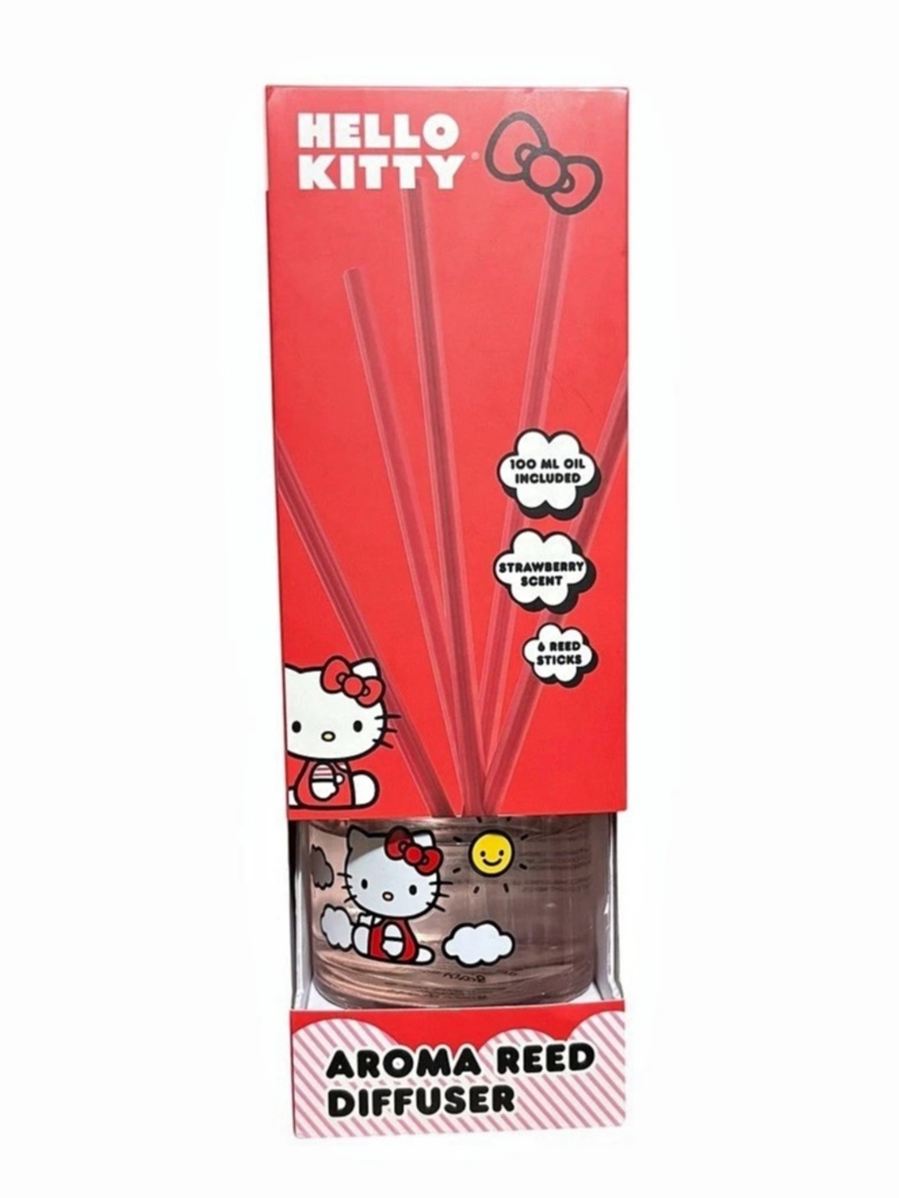 Hello Kitty Aroma Reed Diffuser Red NWT